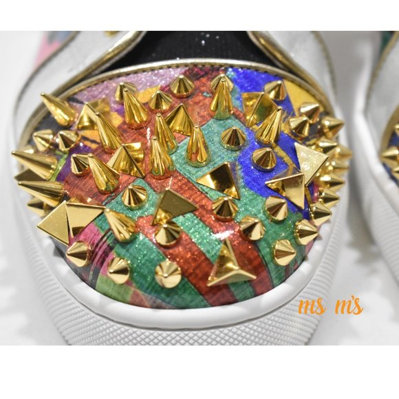 NIB Christian Louboutin Spiked High Top Sneaker